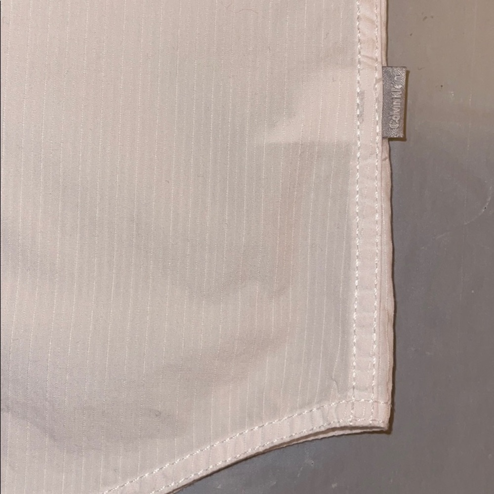 Calvin Klein Men's White Buttondown Casual Shirt L - Picture 6 of 7